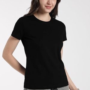 Black t - shirt for women